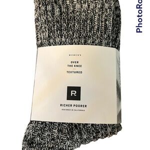 $10 Throwback Thursday!! Richer Poorer Ladies Over the Knee Grey Textured Socks